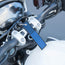 USA Flag Blue and Black - Motorcycle Keychain