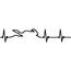 Motorcycle Decal - Motorcycle Heartbeat Black