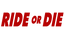Motorcycle Decal - Ride or Die Red