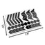 Reflective Helmet Sticker - Arrows and Stripes