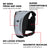 Insanely Reflective Motorcycle Chest Rig Pro Rig only + Protector Full kit
