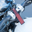 Usa Flag Red And Black - Motorcycle Keychain