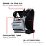 Insanely Reflective Motorcycle Chest Rig Pro Full kit