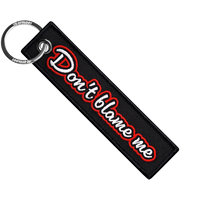 Don't Blame Me - Motorcycle Keychain