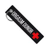 Orgasm Donor - Motorcycle Keychain
