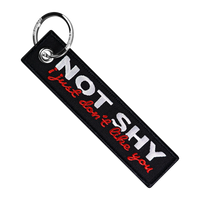 Not Shy I Just Don't Like You - Motorcycle Keychain