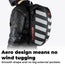 Waterproof Motorcycle Backpack - (Glowrider) Reflective No Protector Add Protector