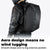 Waterproof Motorcycle Backpack - Blackout No Protector Add Protector