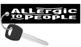 Allergic To People - Motorcycle Keychain