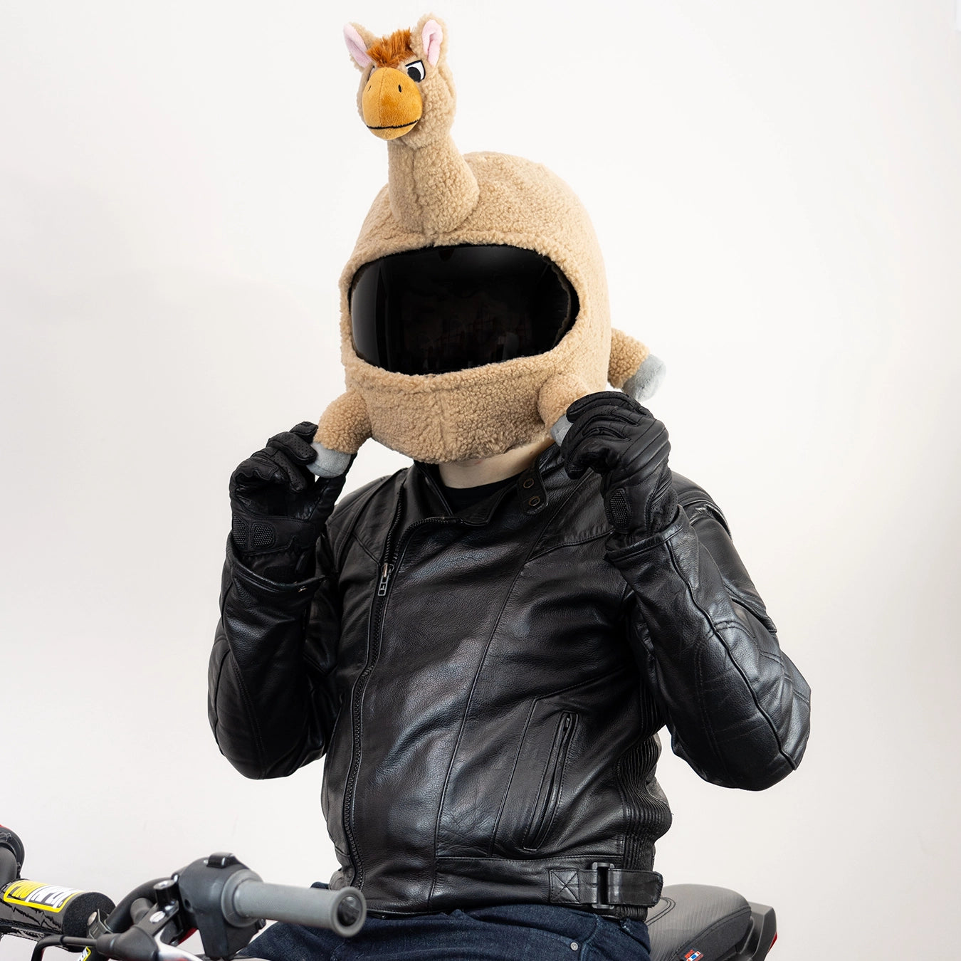 armadello bike helmet design Motorcycle Helmet Cover - Alpaca