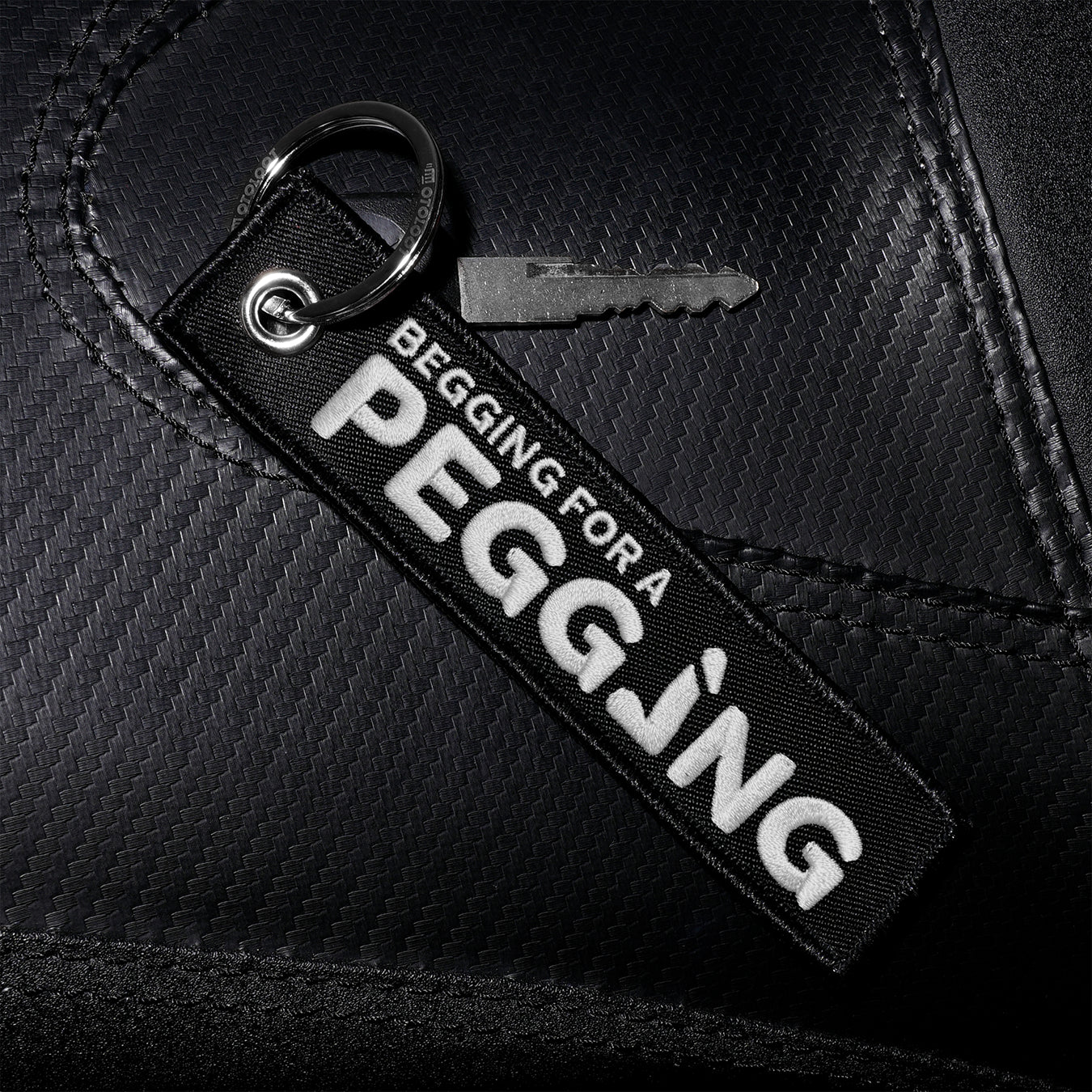 Begging For A Pegging - Motorcycle Keychain - Moto Loot
