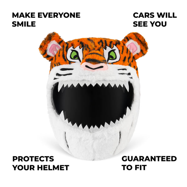 Motorcycle Helmet Cover - Tiger