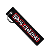 Bing Chilling - Motorcycle Keychain