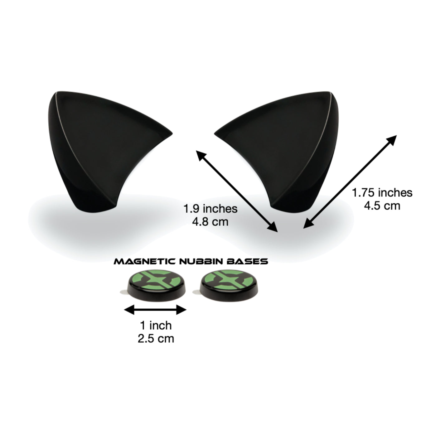 black motorcycle helmet with cat ears Cat Ears Black - Motorcycle Helmet Accessory