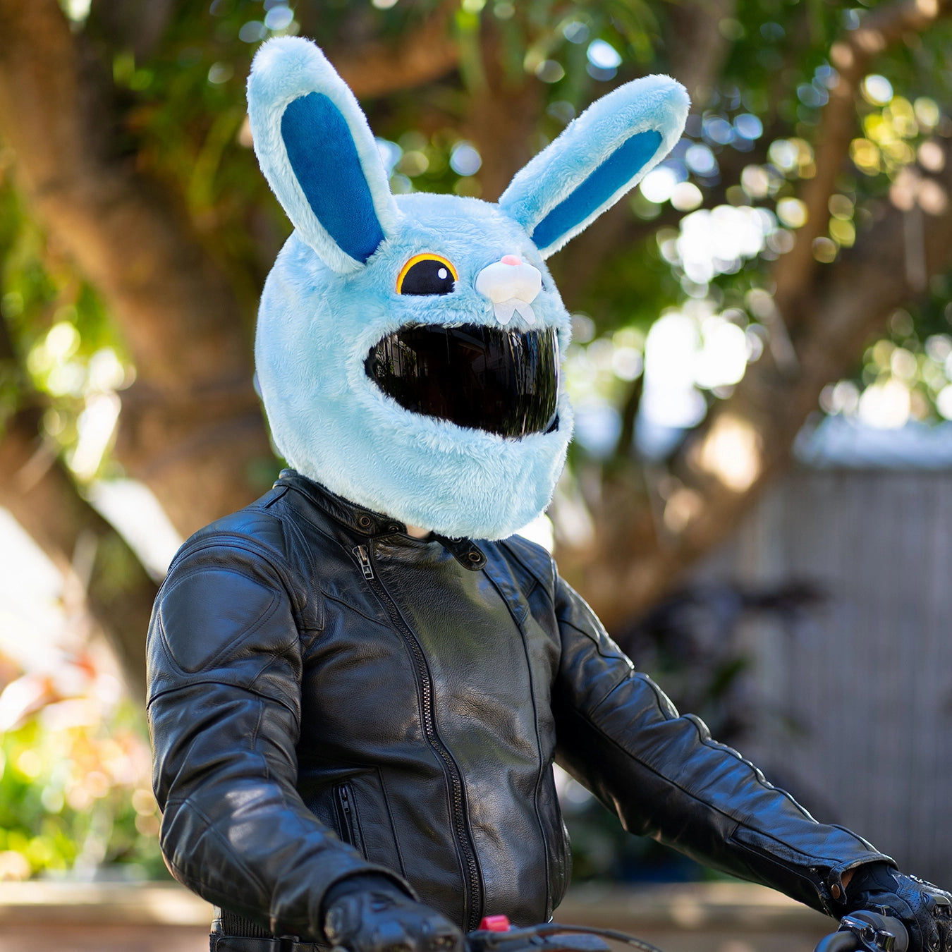 bike helmet bunny ears Motorcycle Helmet Cover
