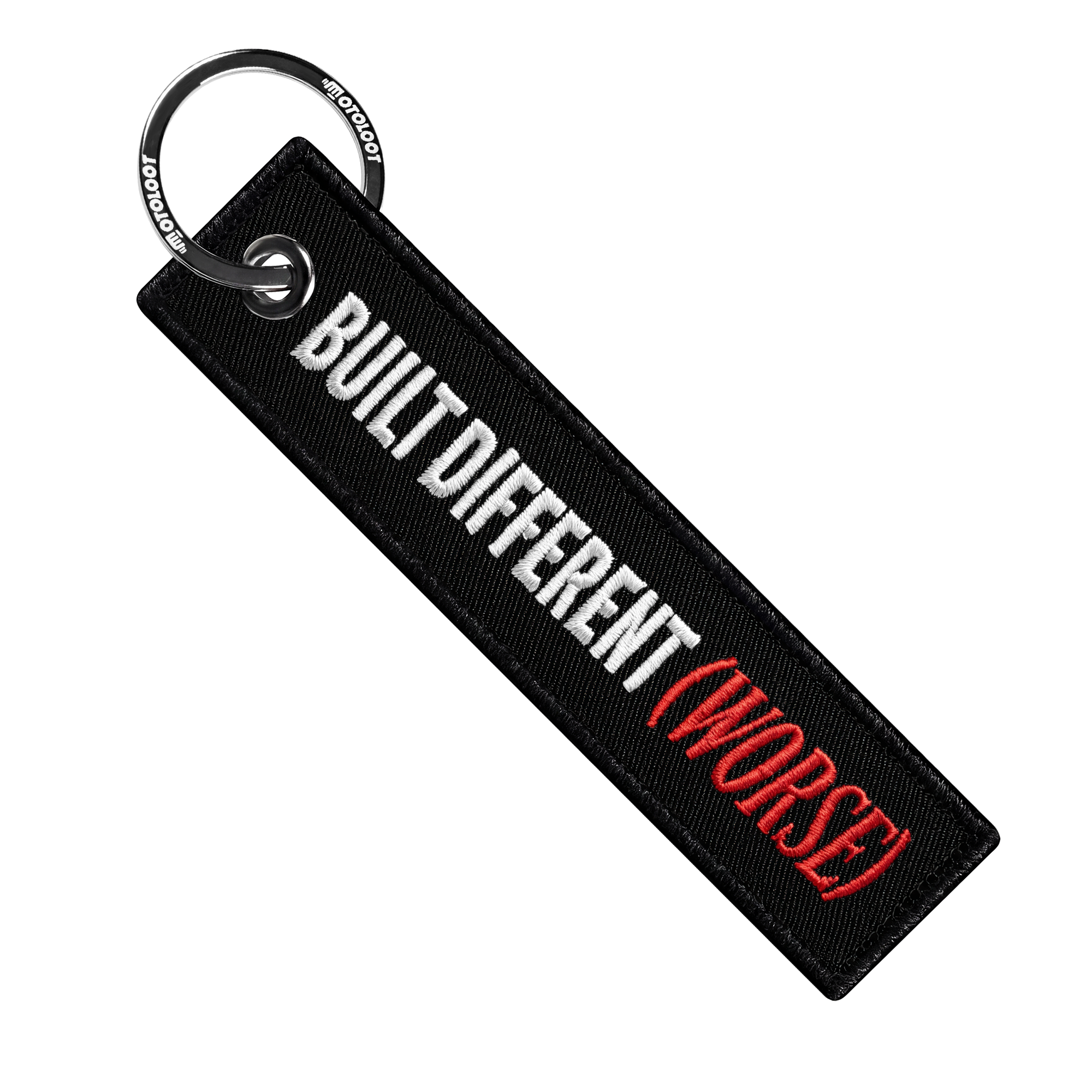 アクセサリー  Motorrad Fascination Innovation Myth Built Different (Worse) - Motorcycle Keychain - Moto Loot