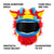 Motorcycle Helmet Cover - Chinese Dragon