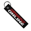 Chronically Online - Motorcycle Keychain