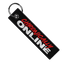 Chronically Online - Motorcycle Keychain