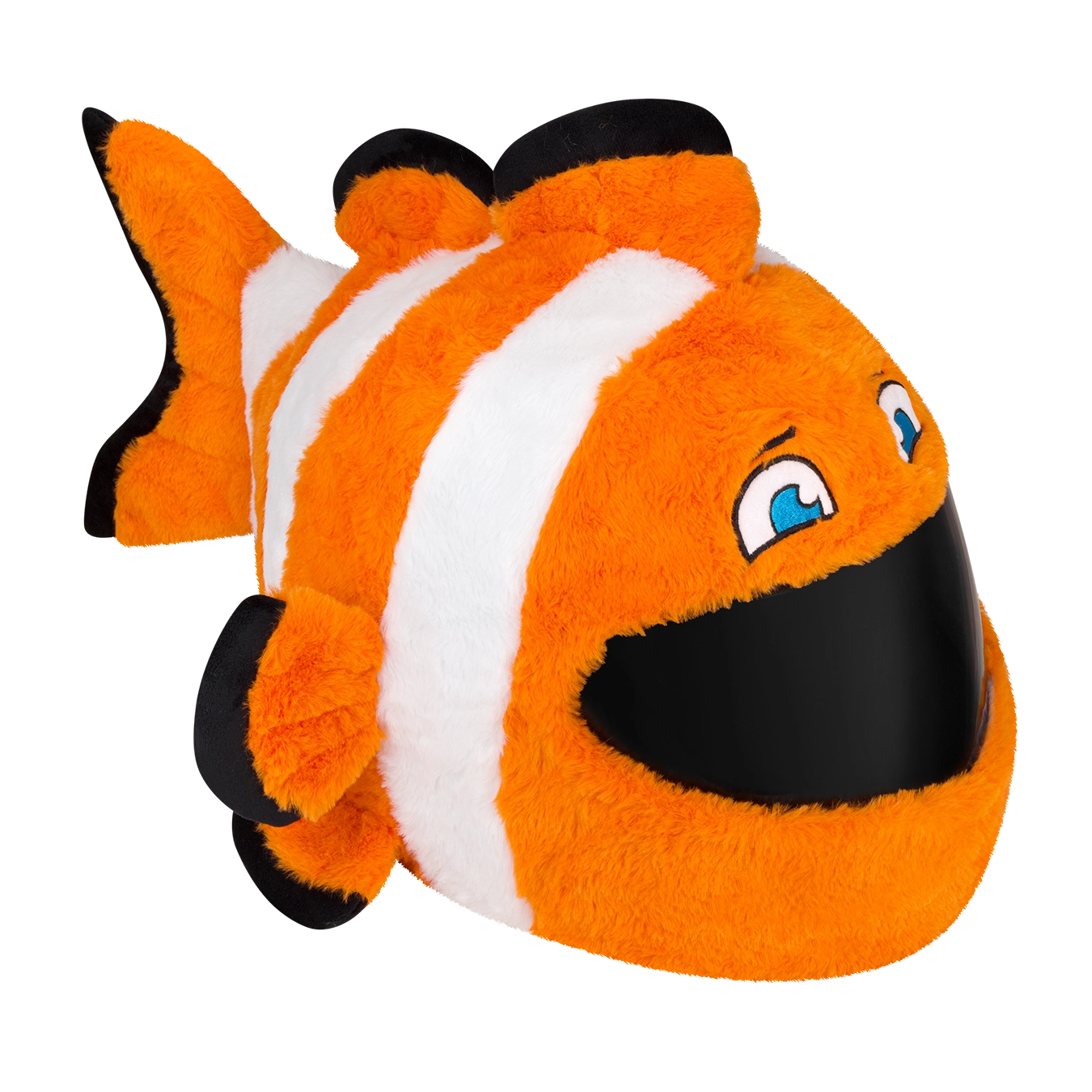 dallas motorcycle helmet clown Motorcycle Helmet Cover - Clown Fish