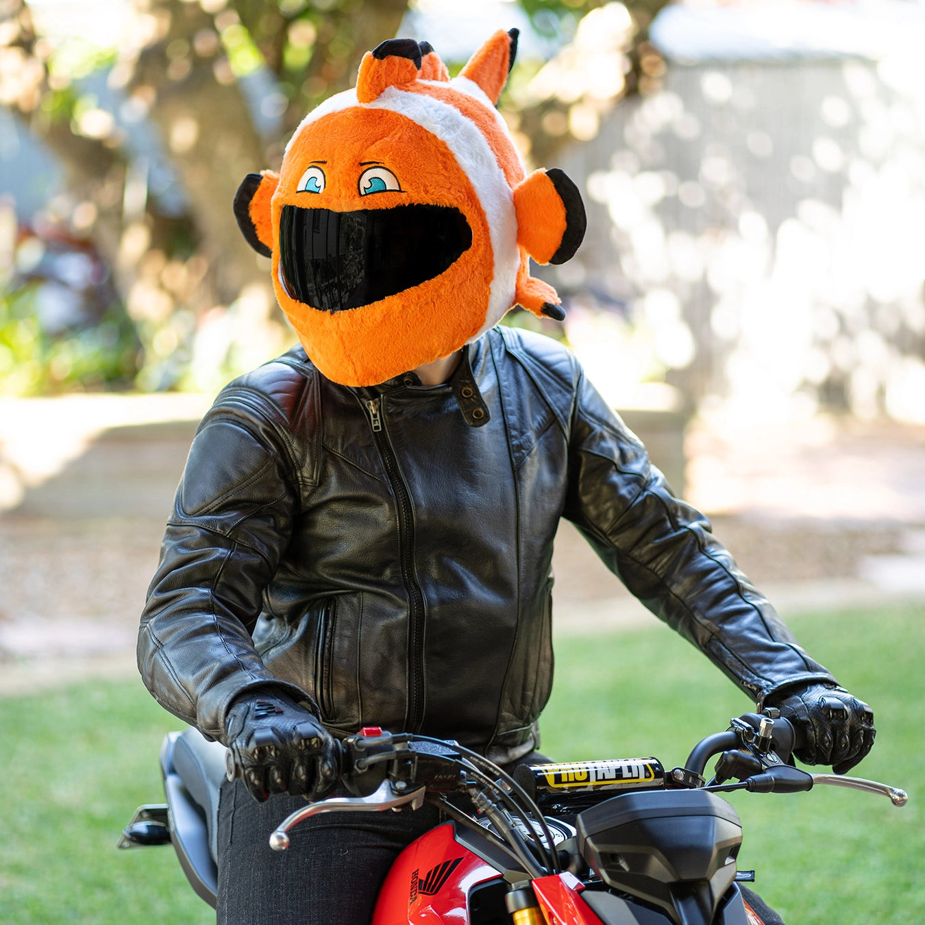 Motorcycle Helmet Cover - Clown Fish Motorcycle Helmet Cover - Clown Fish
