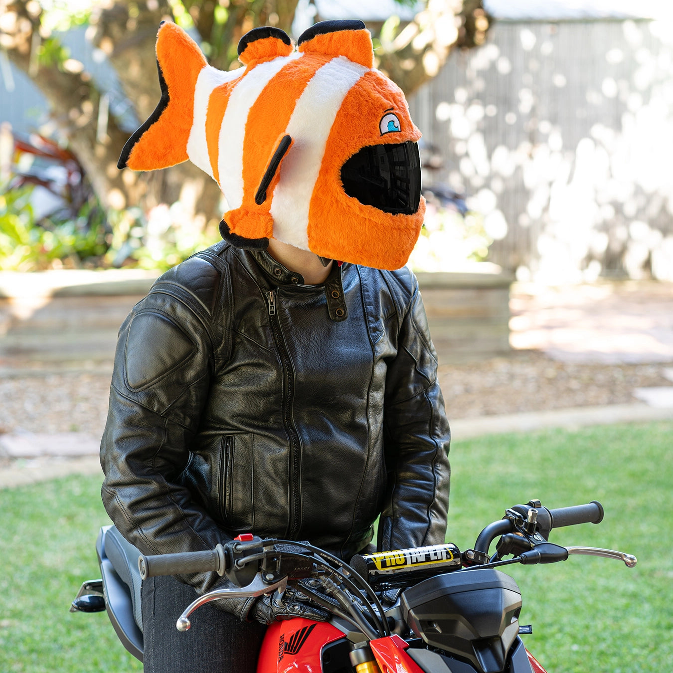 Motorcycle Helmet Cover - Clown Fish Motorcycle Helmet Cover - Clown Fish