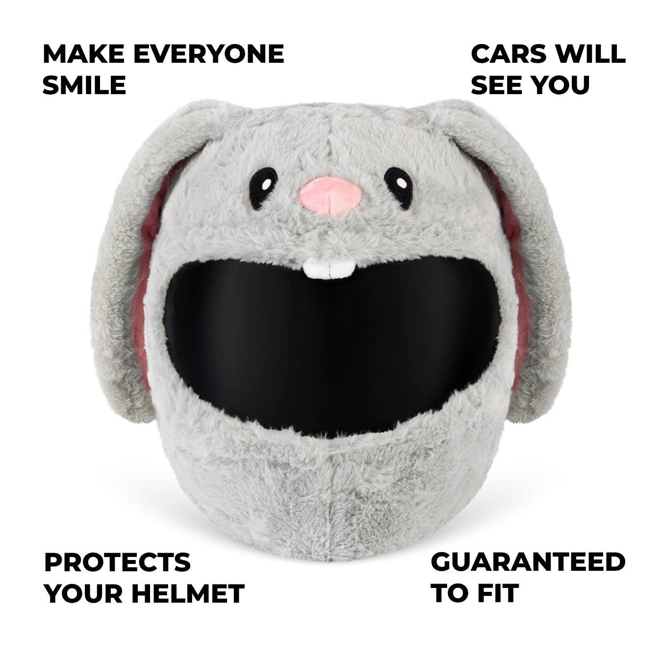 floppy bunny ears motorcycle helmet Motorcycle Helmet Cover - Cute Bunny