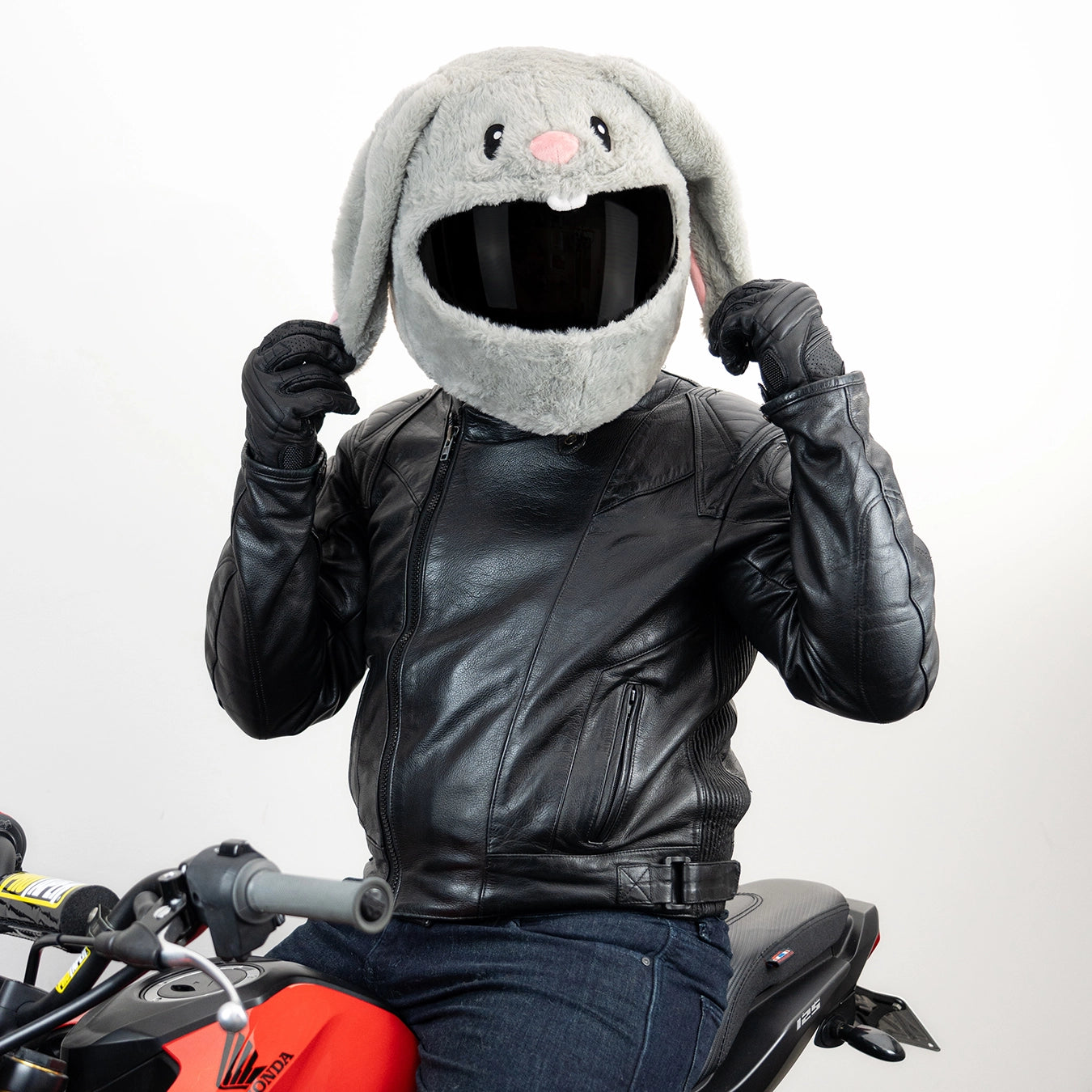 bunny motorcycle helmet Motorcycle Helmet Cover - Cute Bunny