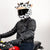 Motorcycle Helmet Cover - Cow (Black & White)