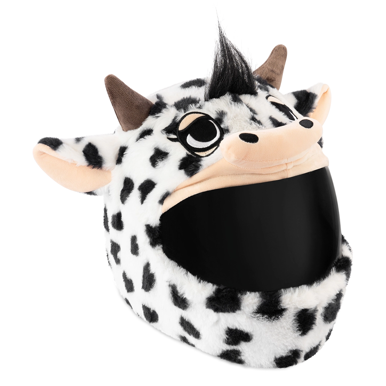 Motorcycle Helmet Cover - Cow (Black & White) Motorcycle Helmet Cover - Cow (Black & White)