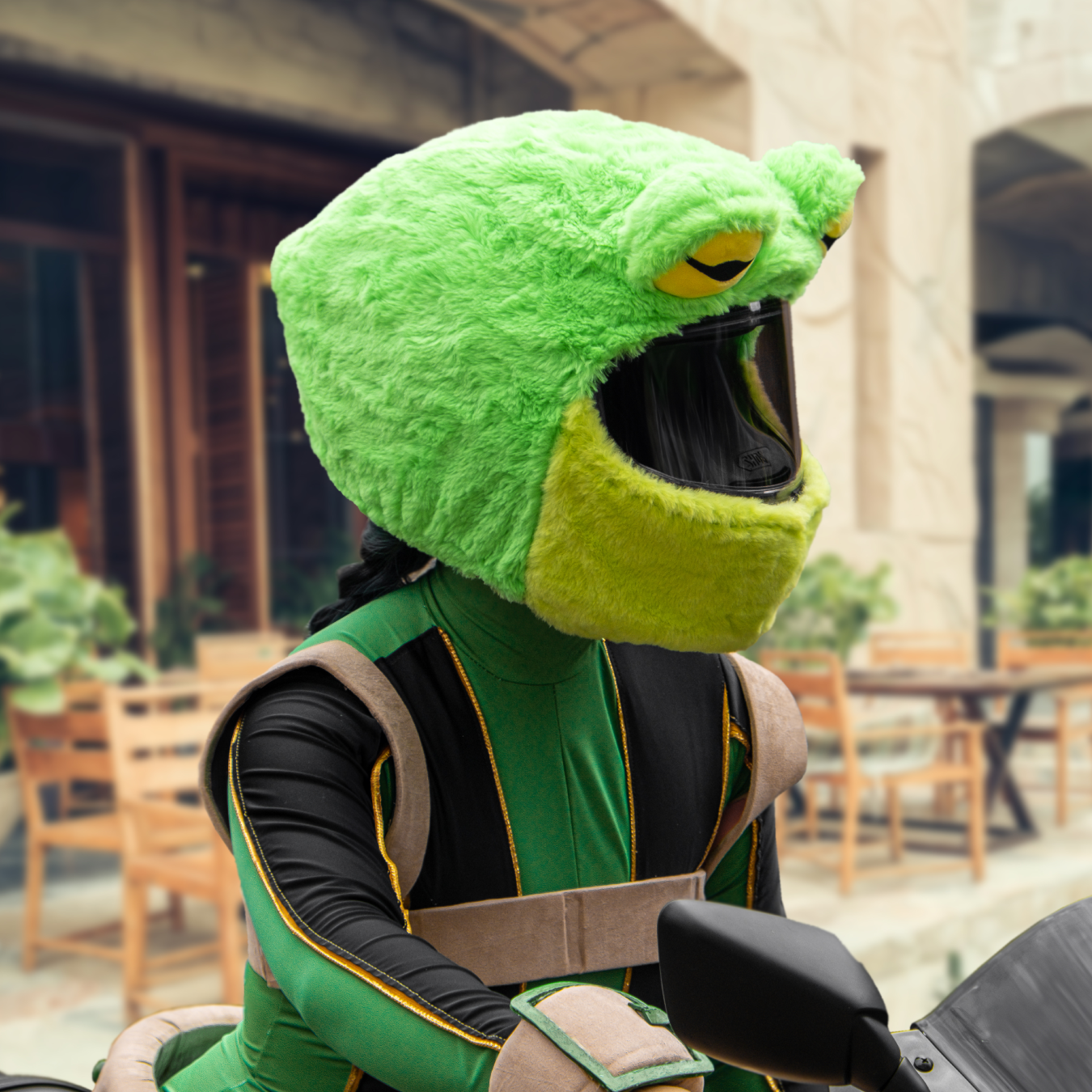 Motorcycle Helmet Cover - Frog Motorcycle Helmet Cover - Frog