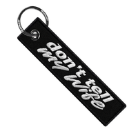 Don't Tell My Wife - Motorcycle Keychain