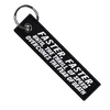 Faster Faster To Overcome Fear Of Death - Motorcycle Keychain
