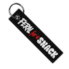 Feral For A Snack - Motorcycle Keychain