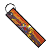 Fiery Cruiser - Motorcycle Keychain