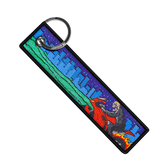 Fiery Night Rider - Motorcycle Keychain