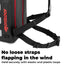 Waterproof Motorcycle Backpack - (Glowrider) Reflective No Protector Add Protector