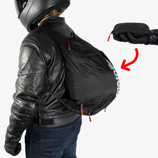 Foldable Motorcycle Backpack