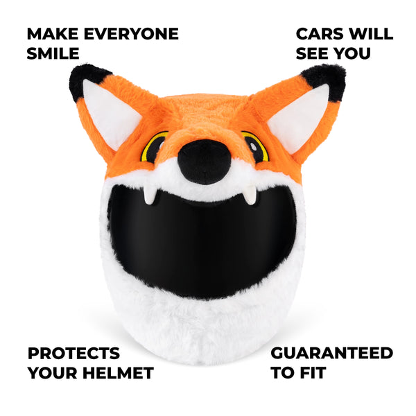 animal bike helmet Motorcycle Cover - Fox sport helmet features unique Color:Orange 35*20*37cm High Performance eBikes Bike Helmet Baby Helmet