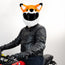 Motorcycle Helmet Cover - Fox