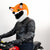 Motorcycle Helmet Cover - Fox