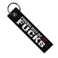Fresh Out Of Fucks - Motorcycle Keychain