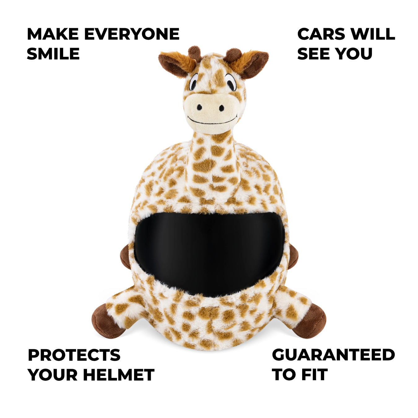Motorcycle Helmet Cover - Giraffe
