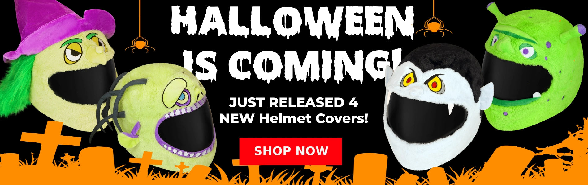 Halloween helmet covers new