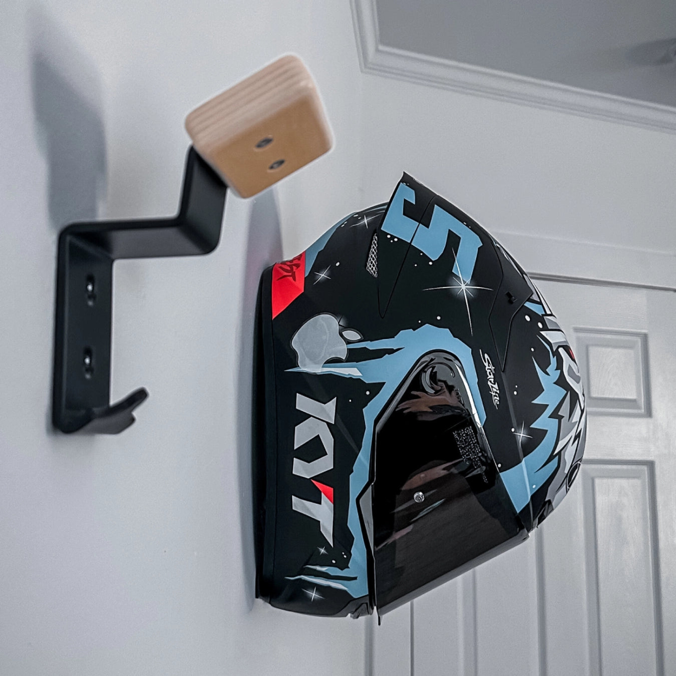 Motorcycle Helmet Rack by Moto Loot - Main Image