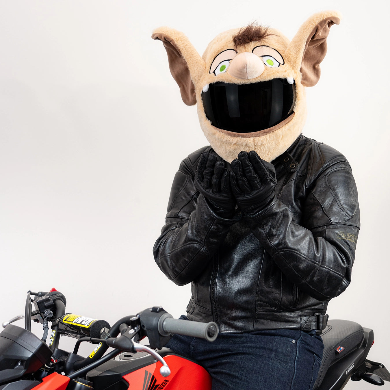 elf motorcycle helmet cover Motorcycle Helmet Cover - House Elf