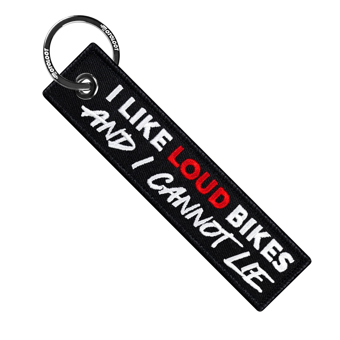 I Like Loud Bikes And I Cannot Lie - Motorcycle Keychain