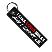 I Like Loud Bikes And I Cannot Lie - Motorcycle Keychain