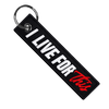 I Live For This - Motorcycle Keychain