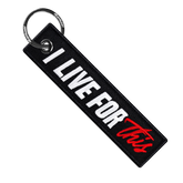 I Live For This - Motorcycle Keychain